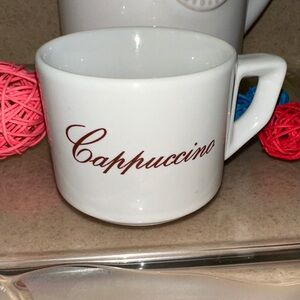 A vintage ACF Italy cappuccino mug
